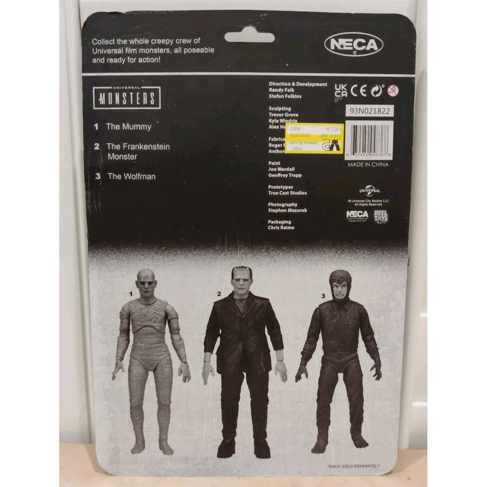 NECA Universal‎ Monsters The Mummy Glows in the Dark Figure - SEALED - Picture 2 of 4